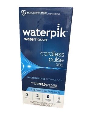 WATERPIK WF-20 CORDLESS PULSE RECHARGEABLE PORTABLE WATER FLOSSER WF-20CD010
